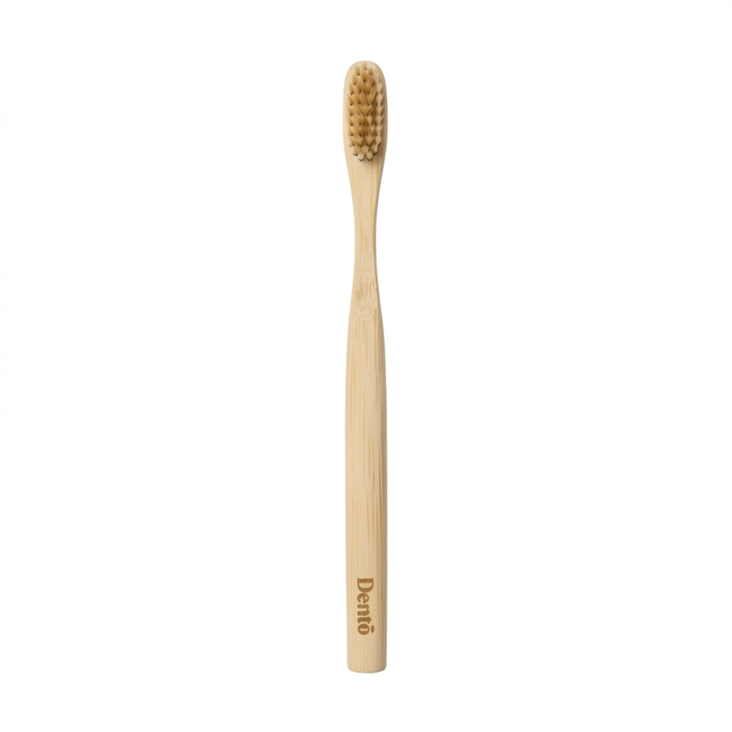 Boar Bristle Toothbrush — product photo on a white background, front view.