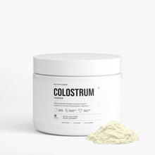 Colostrum Powder, front view product photo on a white background.
