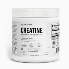 Creatine Monohydrate, product photo on a white background.