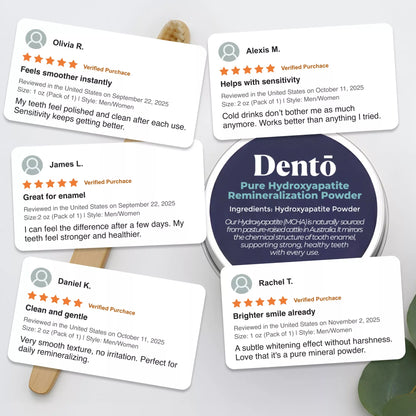 Dentō 100% Hydroxyapatite Remineralization Powder