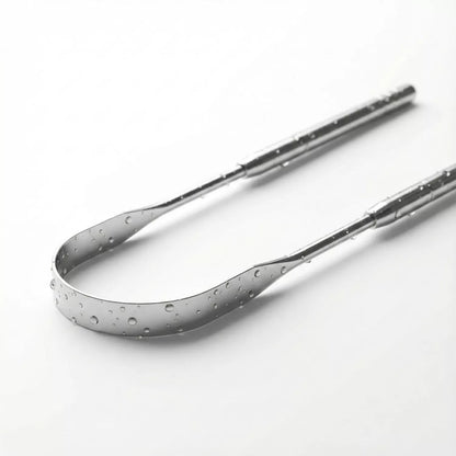 Tongue Scraper — wholesale case packs, product photo on a white background, side view.