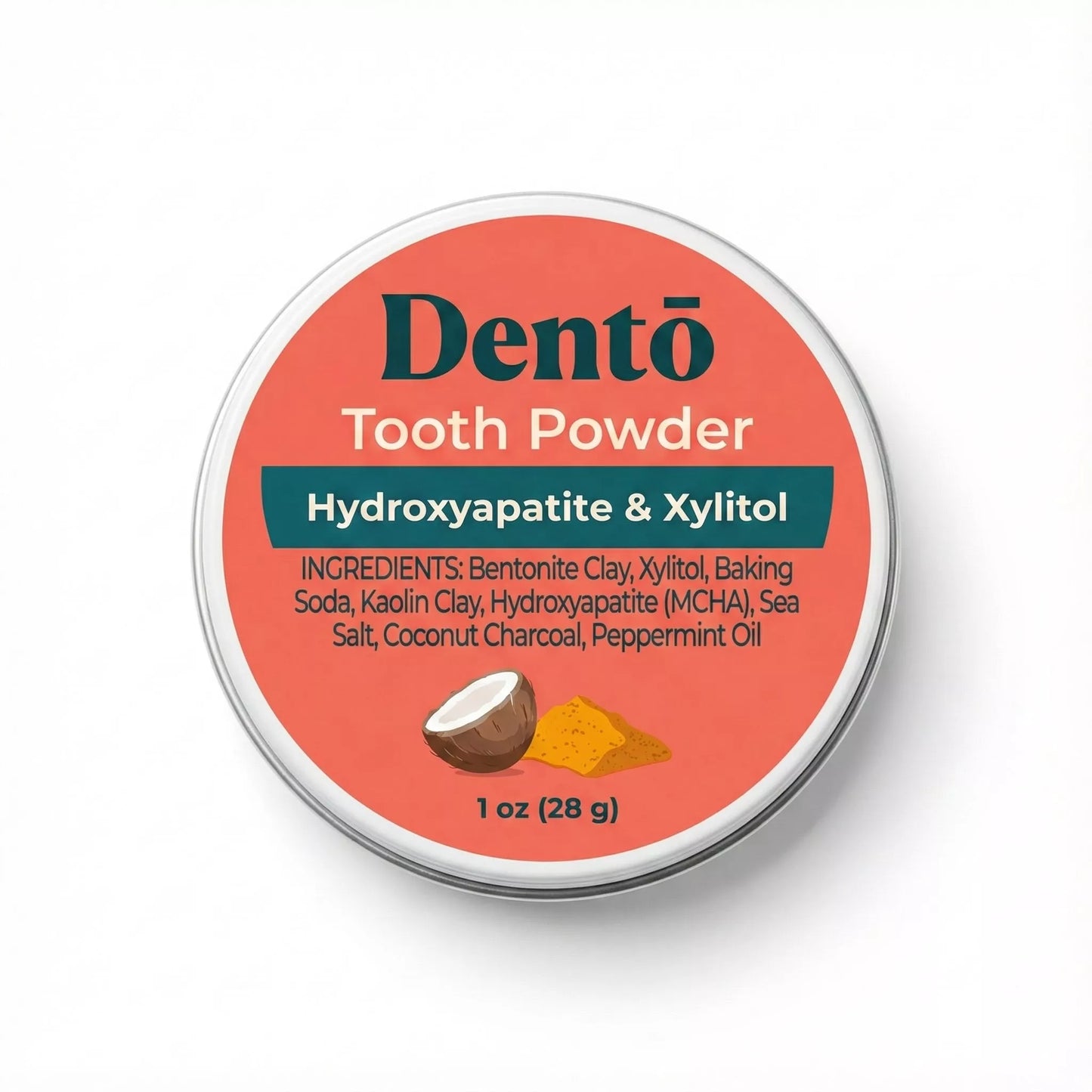 Remineralizing Tooth Powder — wholesale case packs, product photo on a white background.