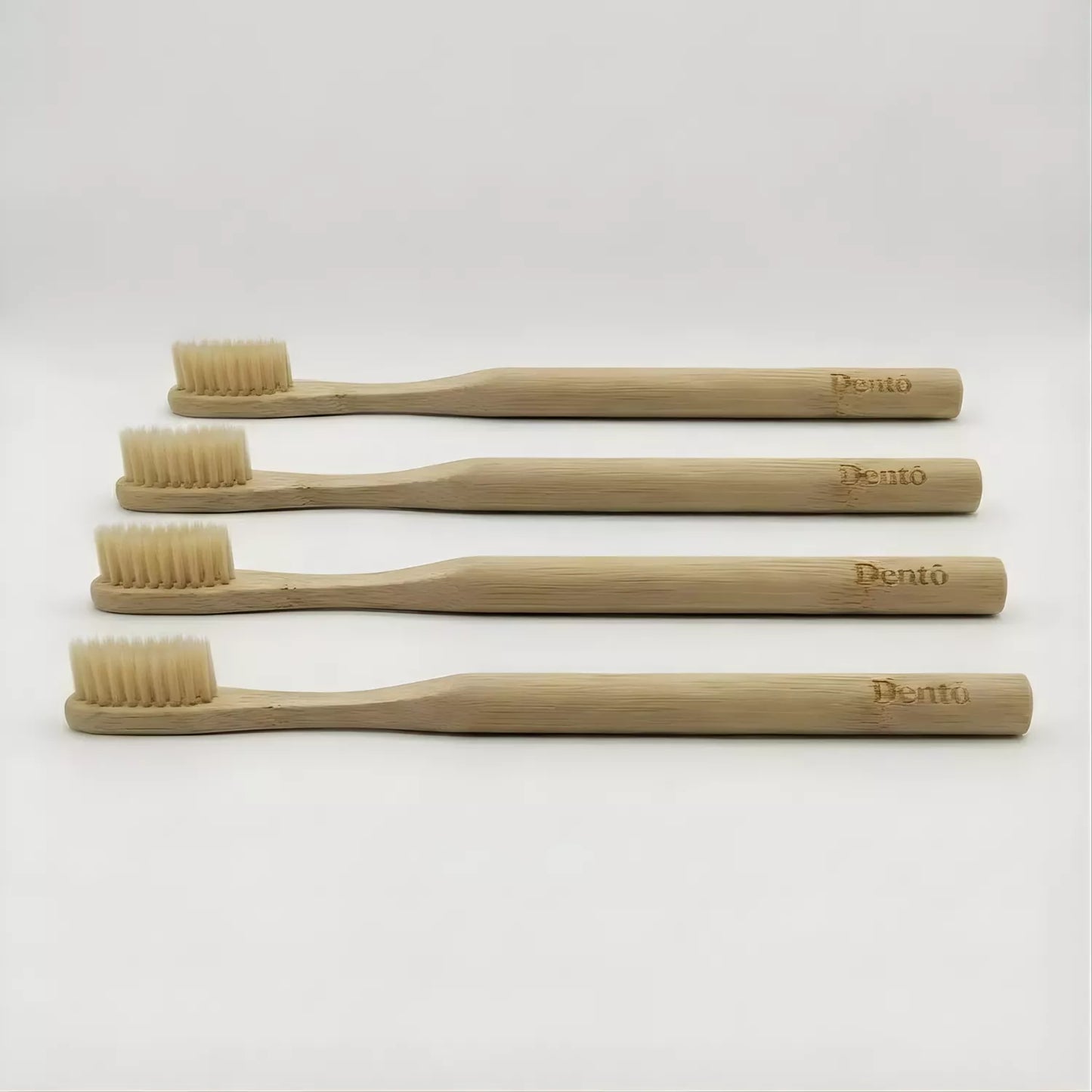 Boar Bristle Toothbrush — wholesale case packs, product photo on a white background.