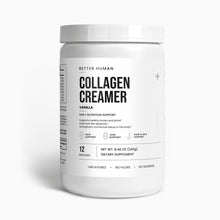 Grass-Fed Collagen Creamer — Vanilla, front view product photo on a white background.