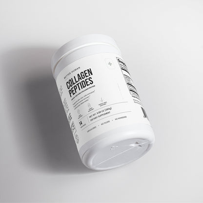 Grass-Fed Collagen Peptides — Unflavored, back label product photo on a white background.