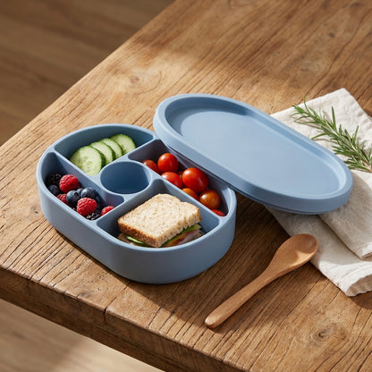 Steely 100% Silicone Bento Box