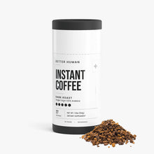 Instant Coffee, front view product photo on a white background.