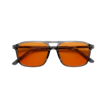 Blue Light Blocking Glasses — Atlas, Orange Lens, product photo on a white background.