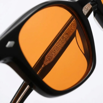 Blue Light Blocking Glasses — Dawn, Orange Lens, front view product photo on a white background.