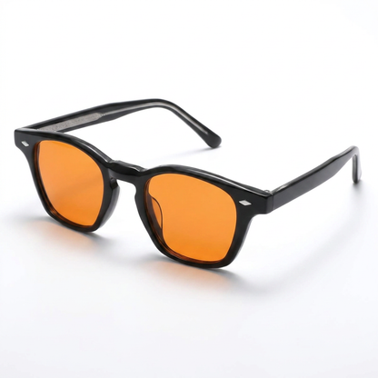Blue Light Blocking Glasses — Dawn, Orange Lens, additional angle product photo on a white background.