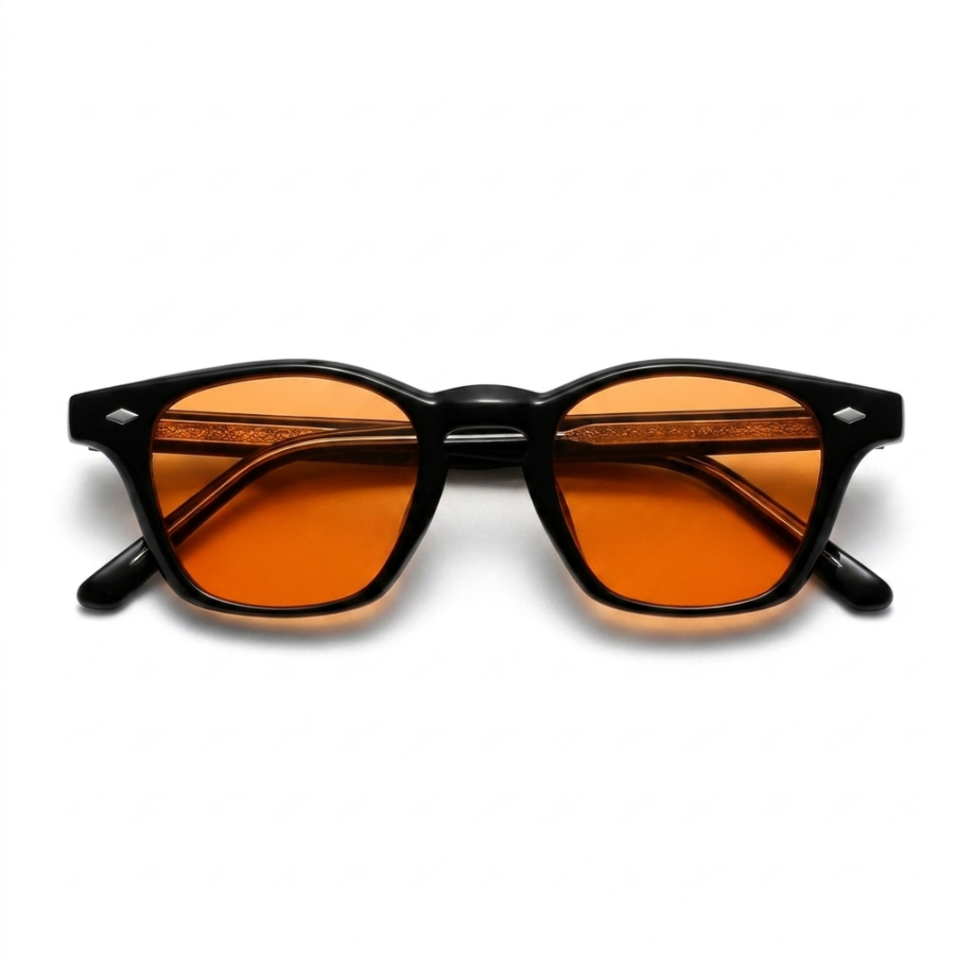 Blue Light Blocking Glasses — Dawn, Orange Lens, product photo on a white background.