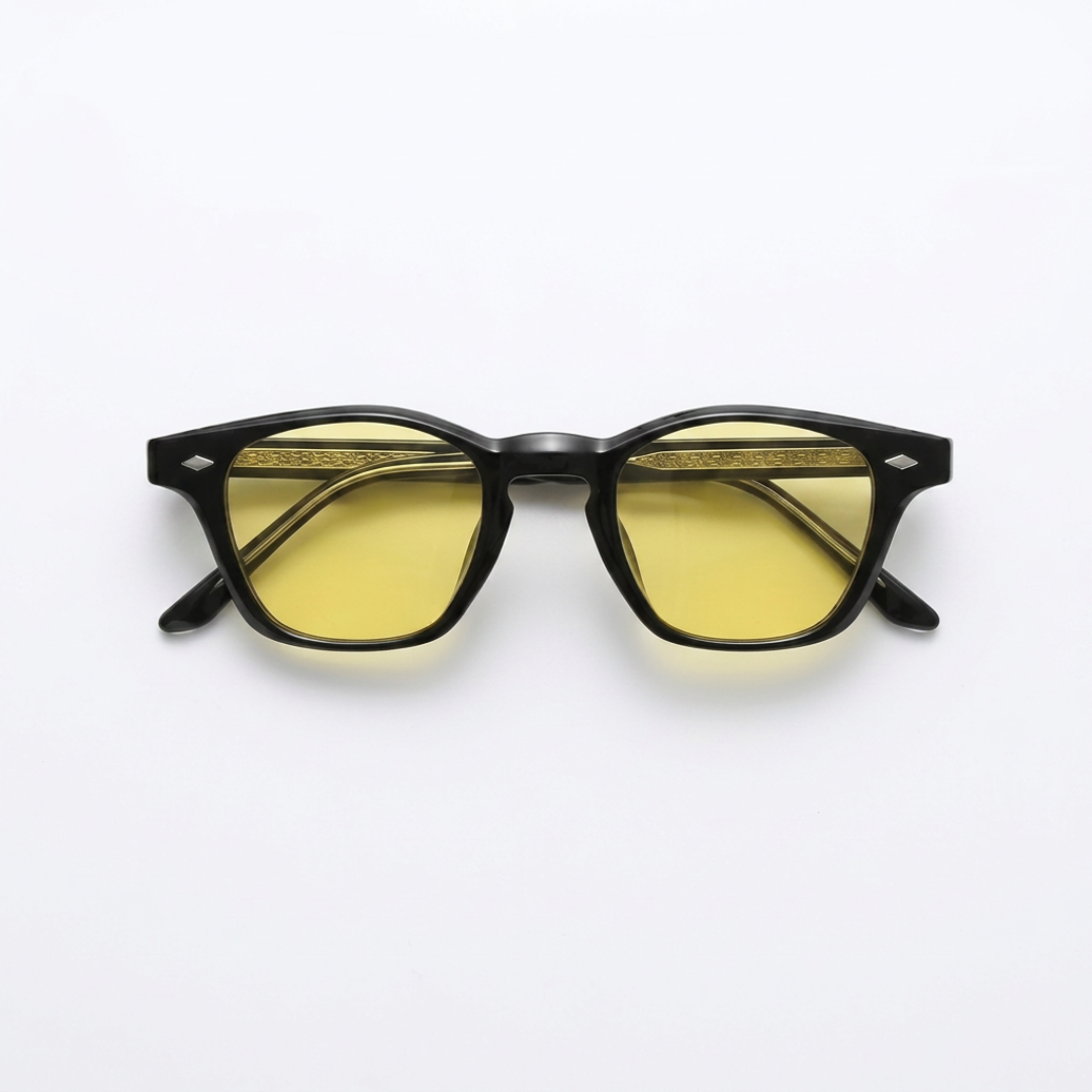 Blue Light Blocking Glasses — Dawn, Yellow Lens, product photo on a white background.