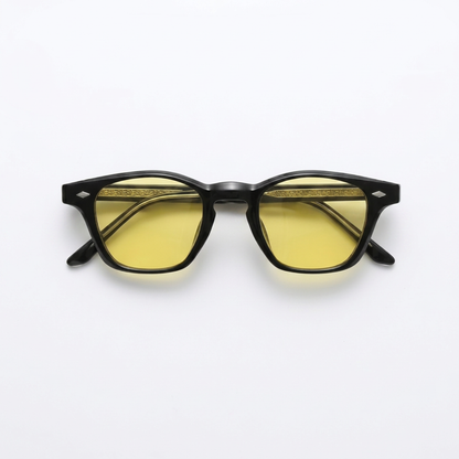 Blue Light Blocking Glasses — Dawn, Yellow Lens, product photo on a white background.