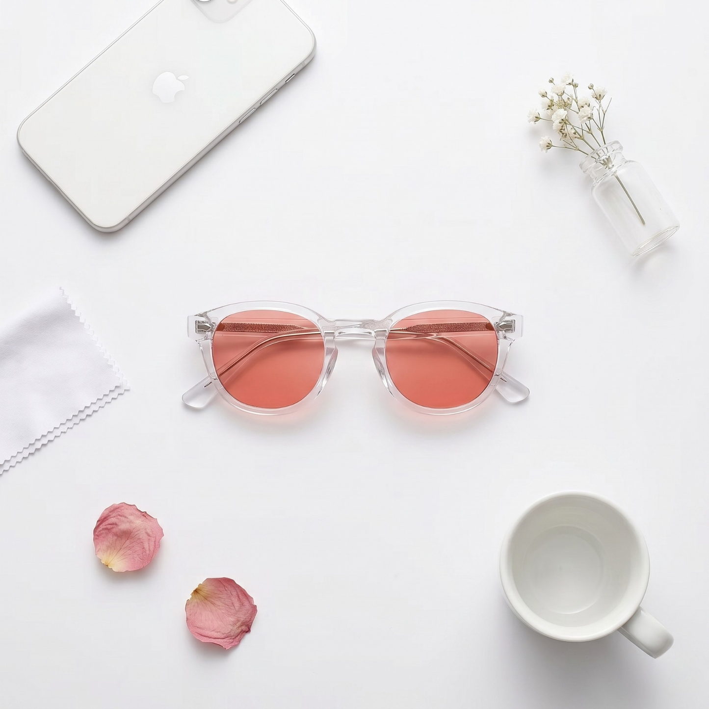 Blue Light Blocking Glasses — Lite, Orange Lens, product photo on a white background.