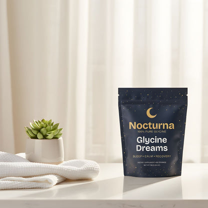 Glycine Sleep Supplement — wholesale case packs, product photo on a white background, close-up view.