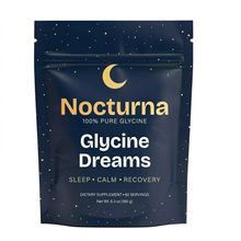 Glycine Sleep Supplement — product photo on a white background, side view.