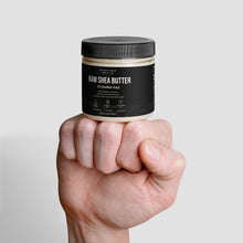Raw Shea Butter — product photo on a white background, front view.
