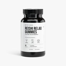 Reishi Relax Gummies, product photo on a white background.