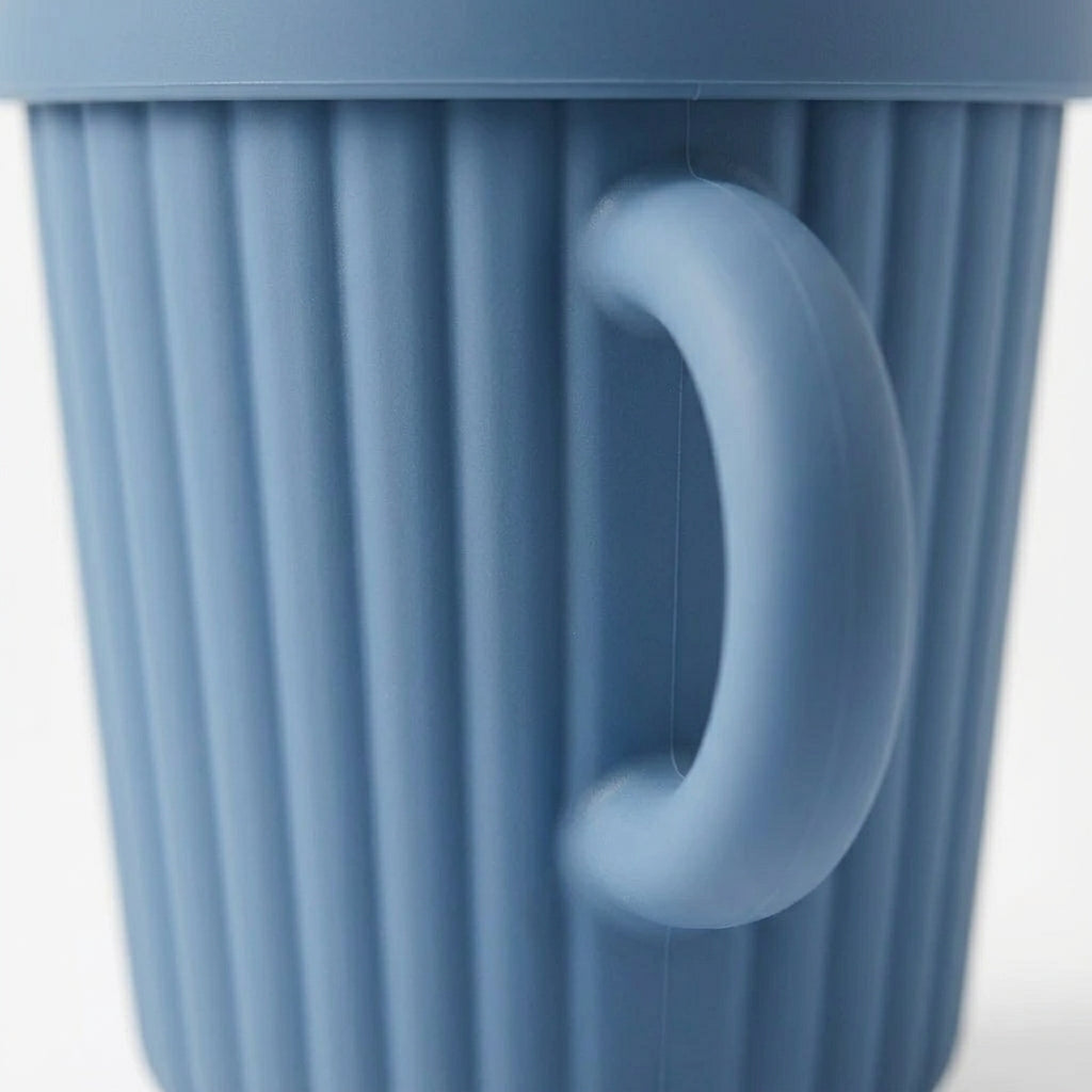 Silicone Sippy Cup — close-up macro detail of the silicone texture and grip.