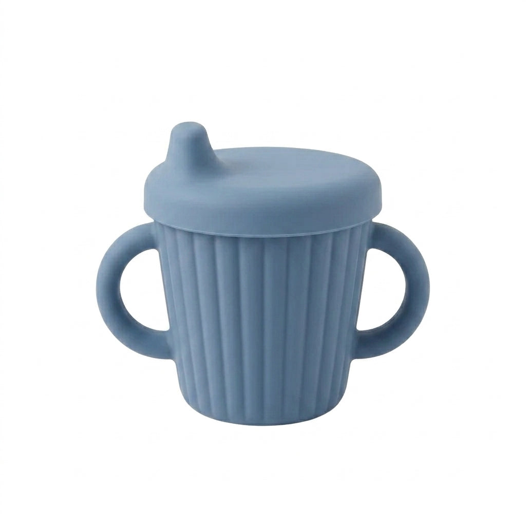 Silicone Sippy Cup — product photo on a white background, front view.