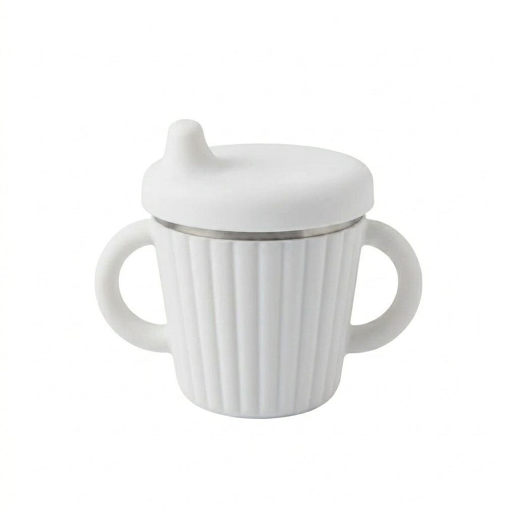 Silicone Sippy Cup — product photo on a white background, top view.