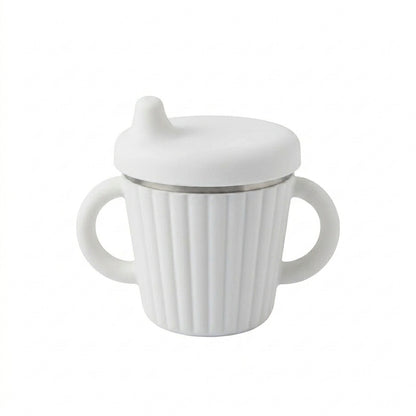 Silicone Sippy Cup — product photo on a white background, top view.