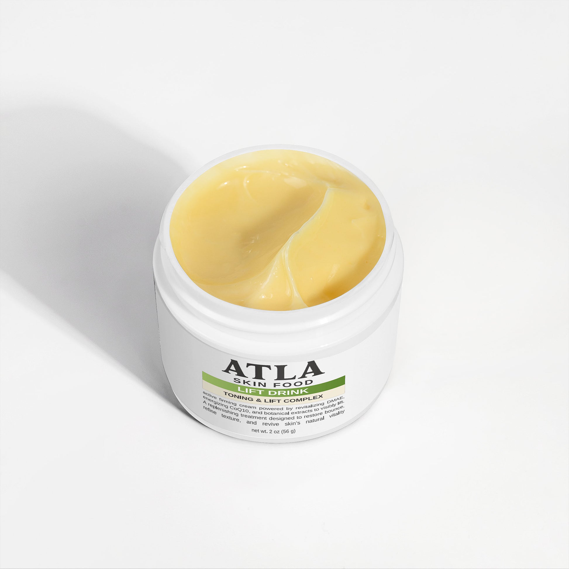 Face, Neck & Jawline Toning Cream — product photo on a white background, back view.