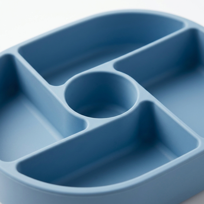Silicone Bento Box — close-up detail view of the interior compartments.