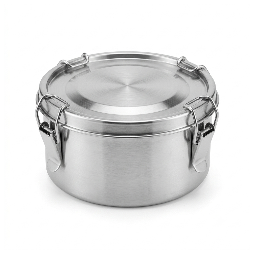 Steely Jade Pure Food Storage, 450ml size, product photo on a white background.