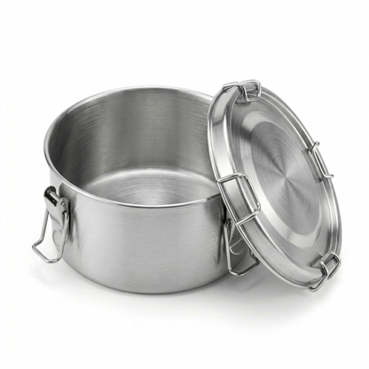Steely Jade Pure Food Storage, shown open, displaying the interior.