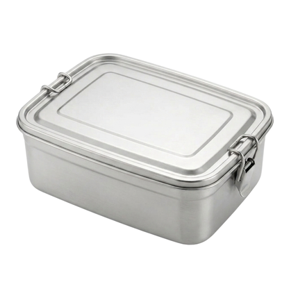 Steely Pure Food Storage, 850ml size, product photo on a white background.