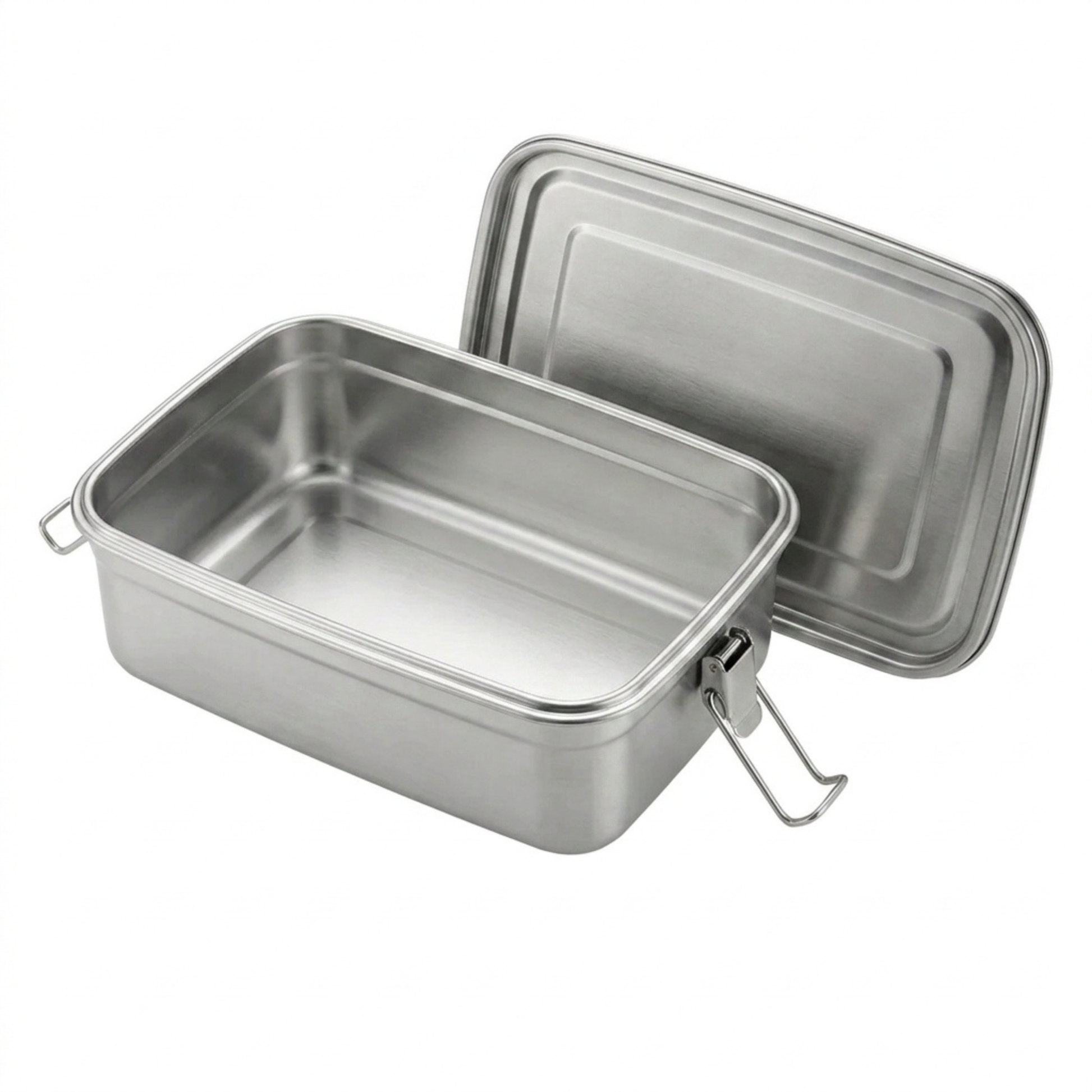 Steely Pure Food Storage, close-up detail view of the airtight lid.