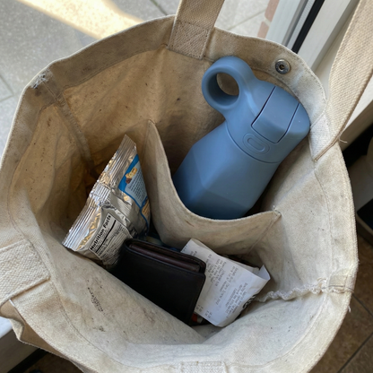 Silicone Water Bottle — lifestyle photo showing the product in use.