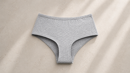 Women's Cotton Hipster Brief, front view product photo on a white background.